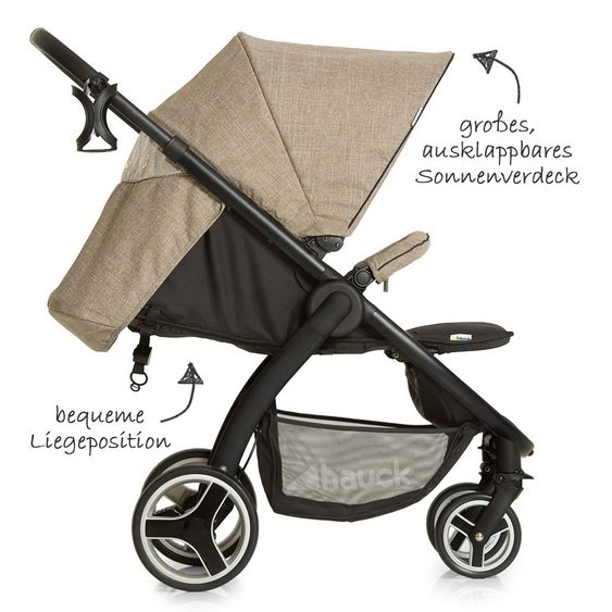 Hauck Buggy Lift Up 4 - Melange Beige