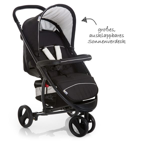Hauck Buggy Miami 3S SLX - Caviar Silver