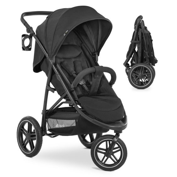 Hauck Buggy Rapid 3R (fino a 25 kg) - Nero