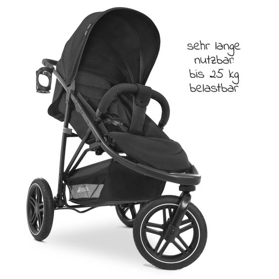 Hauck Buggy Rapid 3R (up to 25 kg) - Black