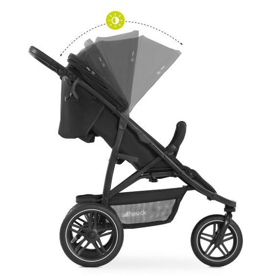 Hauck Buggy Rapid 3R (bis 25 kg) - Black