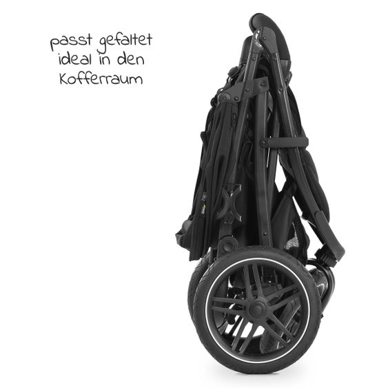 Hauck Buggy Rapid 3R (bis 25 kg) - Black