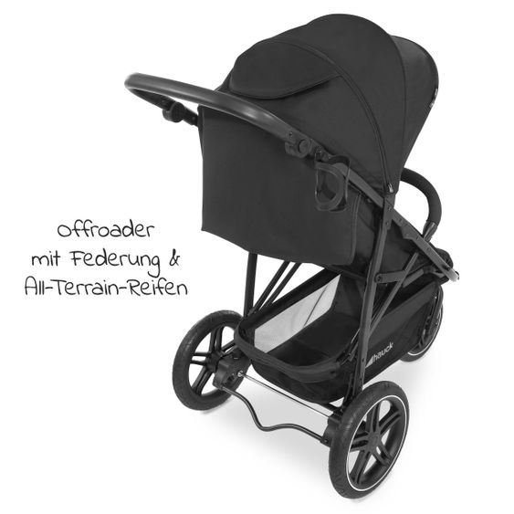 Hauck Buggy Rapid 3R (fino a 25 kg) - Nero