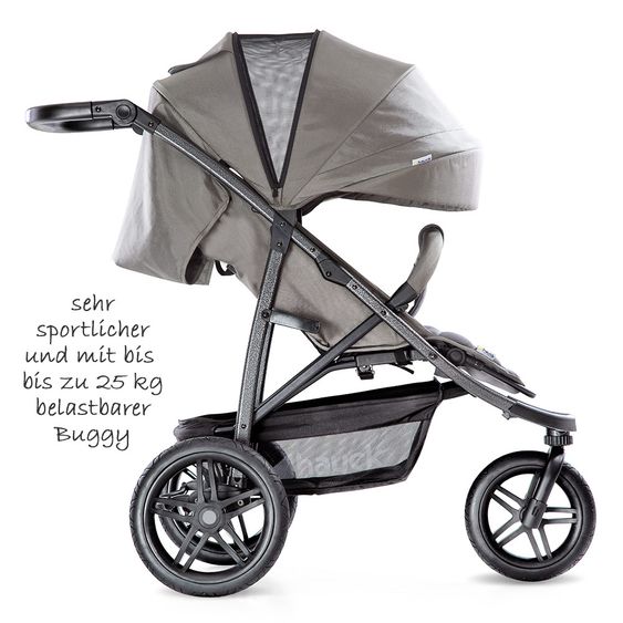 Hauck Buggy Rapid 3R (bis 25 kg) - Charcoal