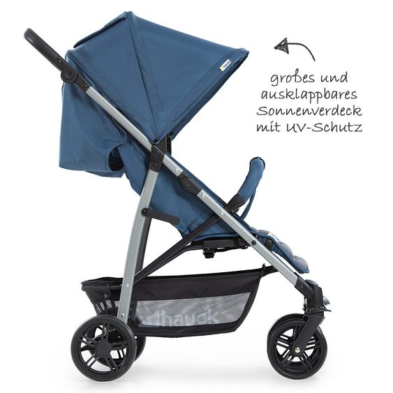 Hauck Buggy Rapid 4 (bis 25 kg) - Denim Grey