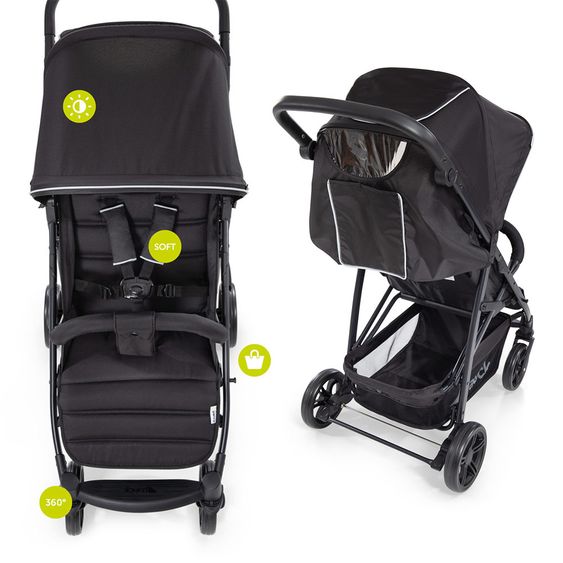 Hauck Buggy Rapid 4 - Nero caviale