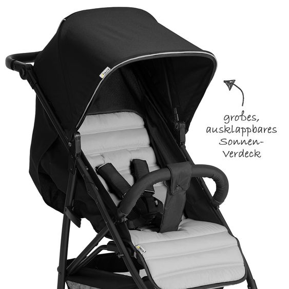 Hauck Buggy Rapid 4 - Caviar Silver