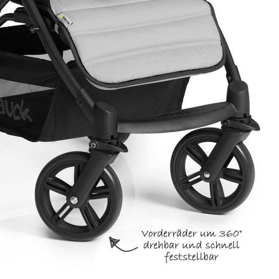 Hauck Buggy Rapid 4 - Caviar Silver