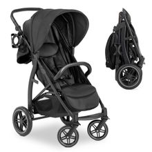 Buggy Rapid 4D (fino a 25 kg) - Tettuccio XL e pneumatici All-Terrain - Nero