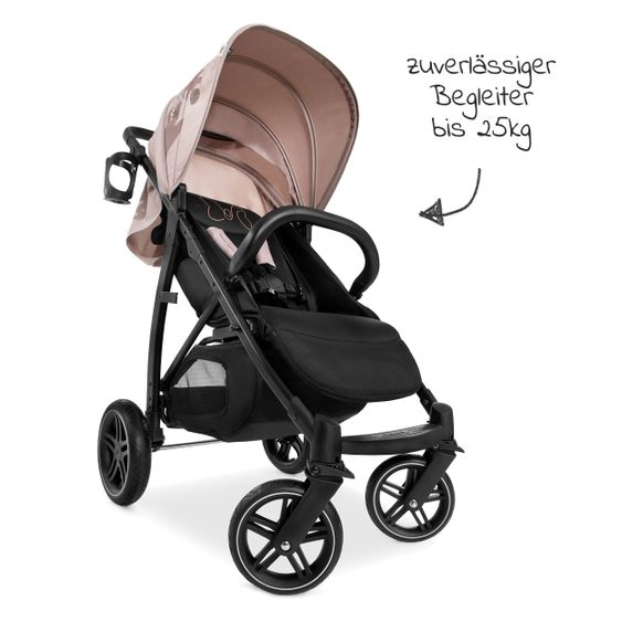 Hauck Buggy Rapid 4D (bis 25kg) XL Verdeck & All-Terrain Bereifung - Disney - Minnie Mouse Rose