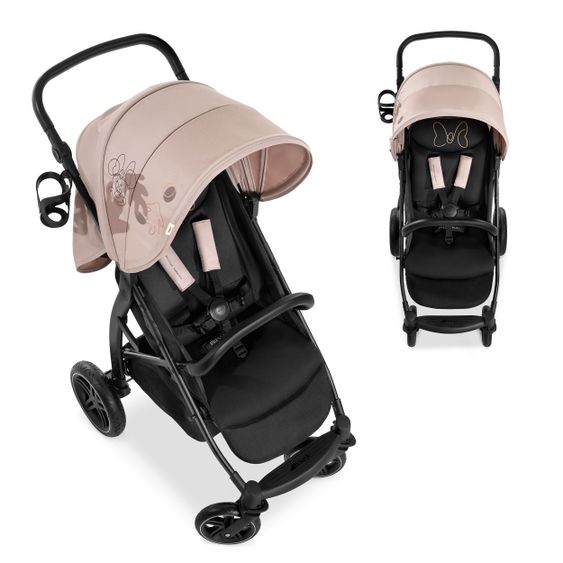 Hauck Buggy Rapid 4D (bis 25kg) XL Verdeck & All-Terrain Bereifung - Disney - Minnie Mouse Rose