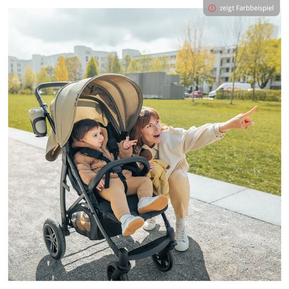 Hauck Buggy Rapid 4D - inkl. GRATIS Schutzpaket - Black