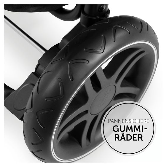 Hauck Buggy Rapid 4D - inkl. GRATIS Schutzpaket - Black