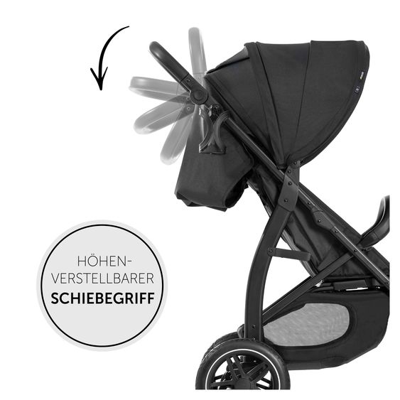 Hauck Buggy Rapid 4D - inkl. GRATIS Schutzpaket - Black