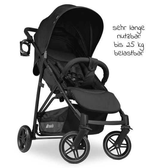 Hauck Buggy Rapid 4R Plus (bis 25 kg) - Black
