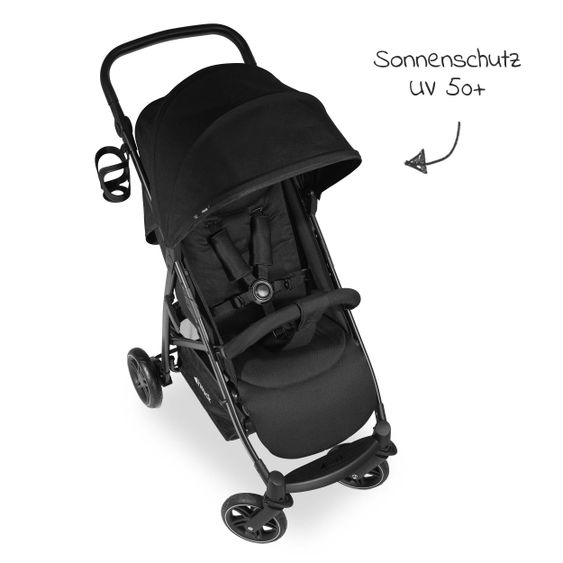Hauck Buggy Rapid 4R Plus (bis 25 kg) - Black