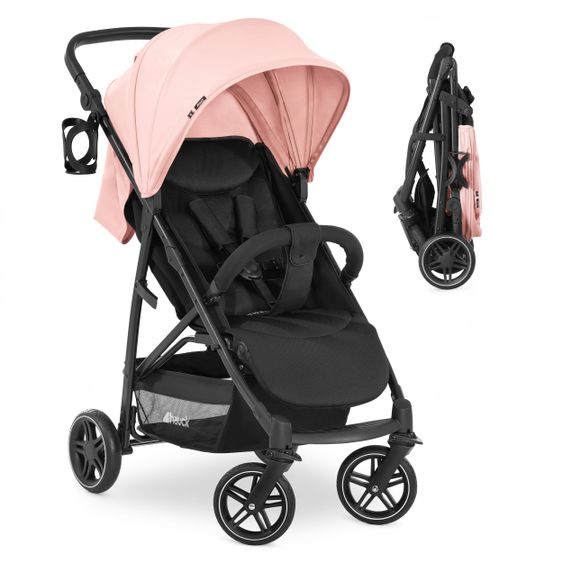 Hauck Buggy Rapid 4R Plus (bis 25 kg) - Rose