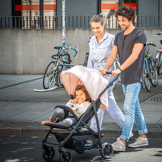 Hauck Buggy Rapid 4R Plus (bis 25 kg) - Rose