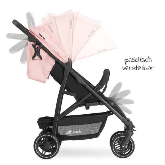 Hauck Buggy Rapid 4R Plus (bis 25 kg) - Rose