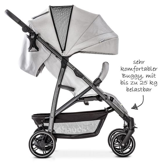 Hauck Buggy Rapid 4S (bis 25 kg) - Lunar Stone