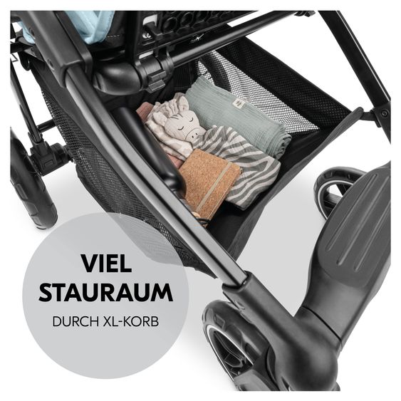 Hauck Buggy Shop N Care - Blu polvere