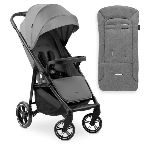 Hauck Passeggino Leggero Shop N Care incl. Comfort Coprisedile - Grigio