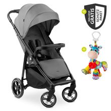 Buggy Shop N Care - inkl. XXL Zubehörpaket & Spieltier Klipp Klapp Pferd - Grey