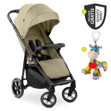 Buggy Shop N Care - inkl. XXL Zubehörpaket & Spieltier Klipp Klapp Pferd - Olive