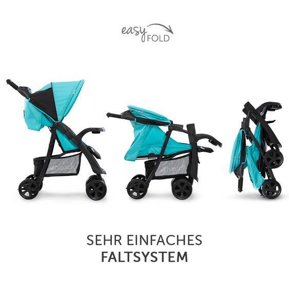 Hauck Buggy Shopper Neo II - Caviar Aqua