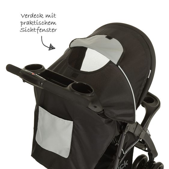 Hauck Buggy Shopper Neo II - Caviar Silver