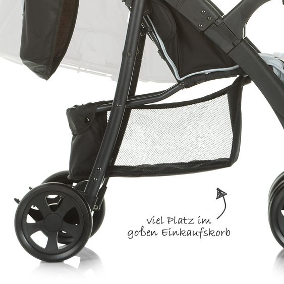 Hauck Buggy Shopper Neo II - Caviar Silver