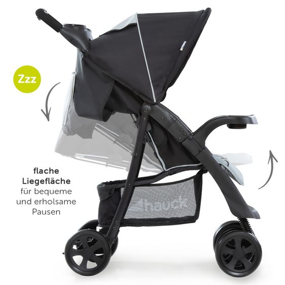 Hauck Buggy Shopper Neo II - Caviar Stone
