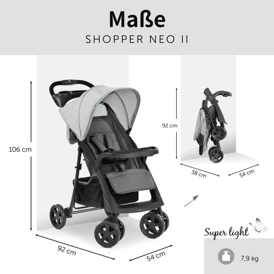 Hauck Buggy Shopper Neo II - Grey