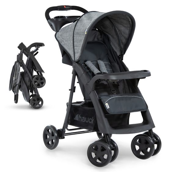Hauck Buggy Shopper Neo II - Melange Grey / Charcoal
