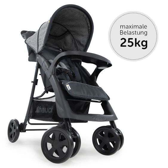 Hauck Buggy Shopper Neo II - Melange Grey / Charcoal