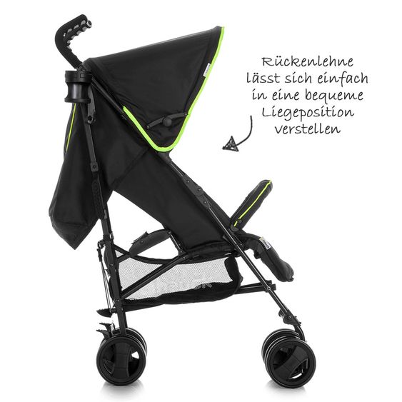 Hauck Buggy Speed Plus S - Caviar Neon Yellow