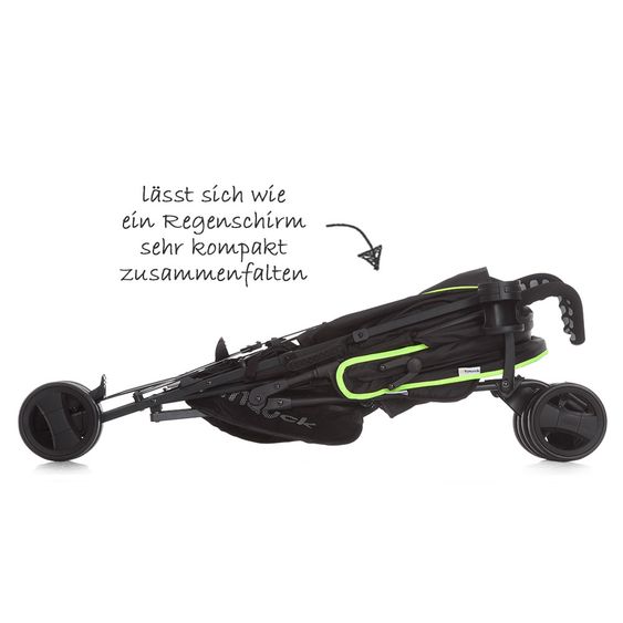 Hauck Buggy Speed Plus S - Caviar Neon Yellow
