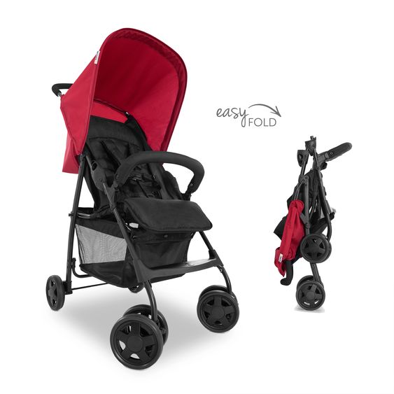 Hauck Buggy Sport con pacchetto di protezione - Rosso