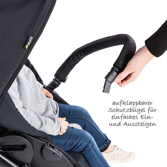 Hauck Buggy & stroller Apollo (loadable up to 25 kg) - Caviar