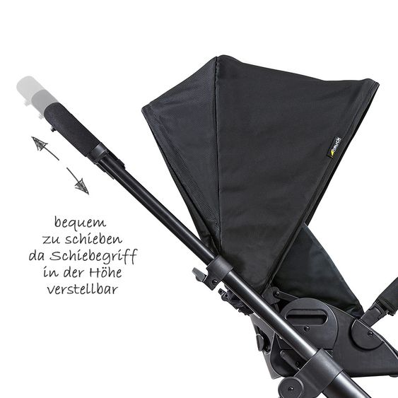 Hauck Buggy & stroller Apollo (loadable up to 25 kg) - Caviar