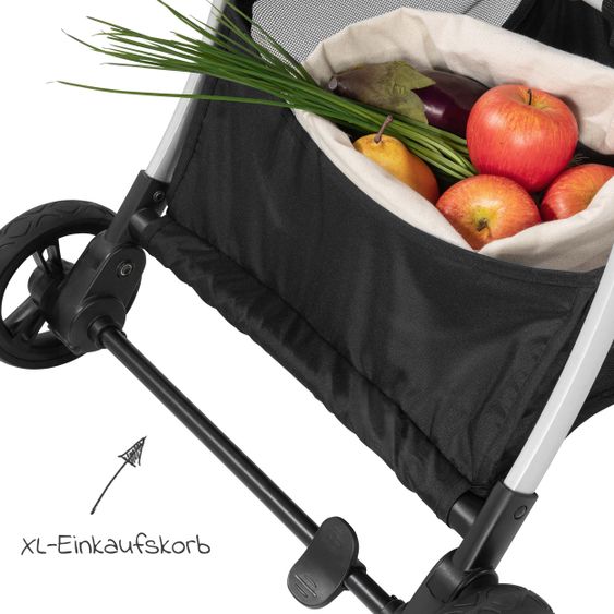 Hauck Buggy & Sportwagen Colibri (bis 25 kg belastbar) - Melange Black