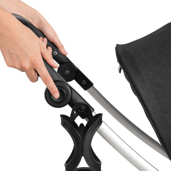 Hauck Buggy & Sportwagen Colibri (bis 25 kg belastbar) - Melange Black