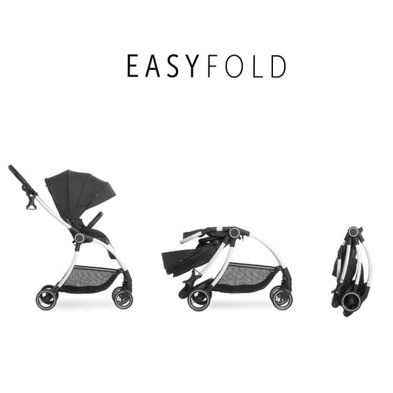 Hauck Buggy & Sportwagen Colibri (bis 25 kg belastbar) - Melange Black