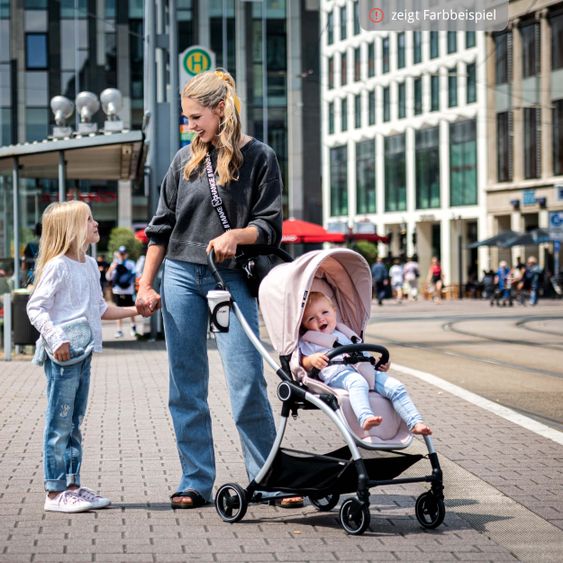 Hauck Buggy & Sportwagen Colibri (bis 25 kg belastbar) - Melange Black