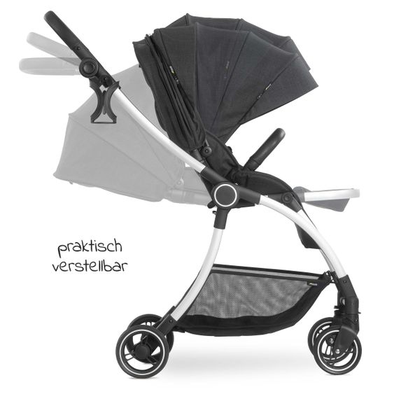 Hauck Buggy & Sportwagen Colibri (bis 25 kg belastbar) - Melange Black
