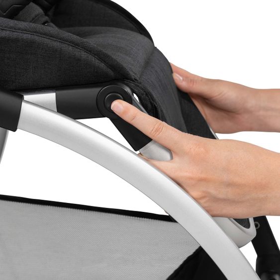Hauck Buggy & Sportwagen Colibri (bis 25 kg belastbar) - Melange Black