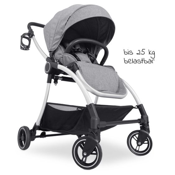 Hauck Buggy & Sportwagen Colibri (bis 25 kg belastbar) - Melange Grey