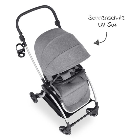 Hauck Buggy & Sportwagen Colibri (bis 25 kg belastbar) - Melange Grey