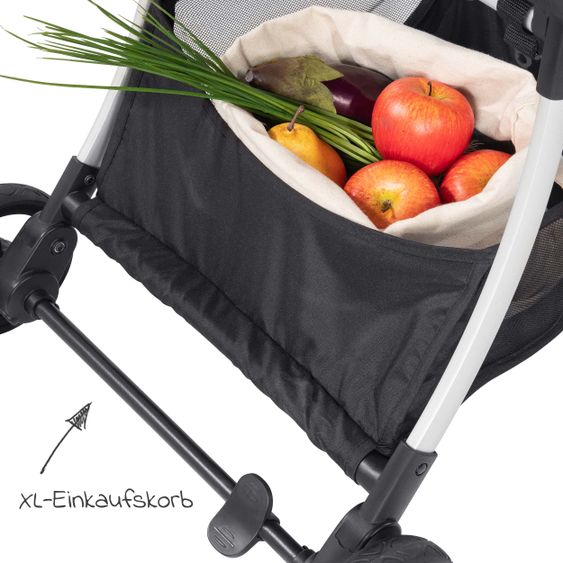 Hauck Buggy & Sportwagen Colibri (bis 25 kg belastbar) - Melange Grey