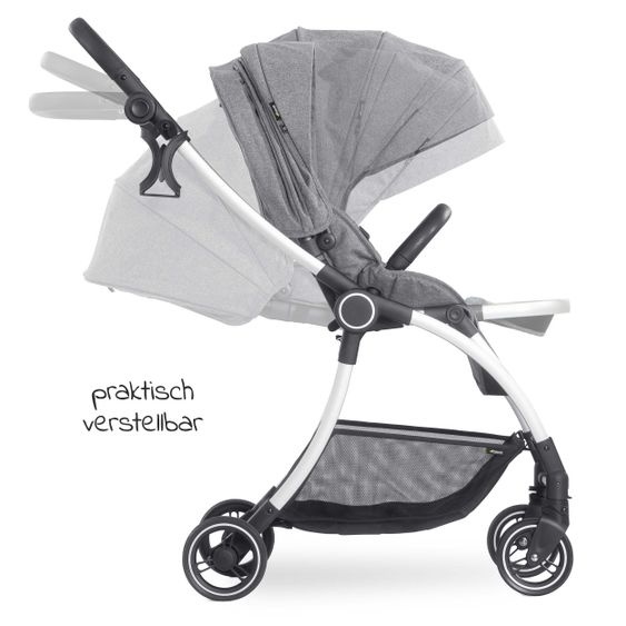 Hauck Buggy & Sportwagen Colibri (bis 25 kg belastbar) - Melange Grey